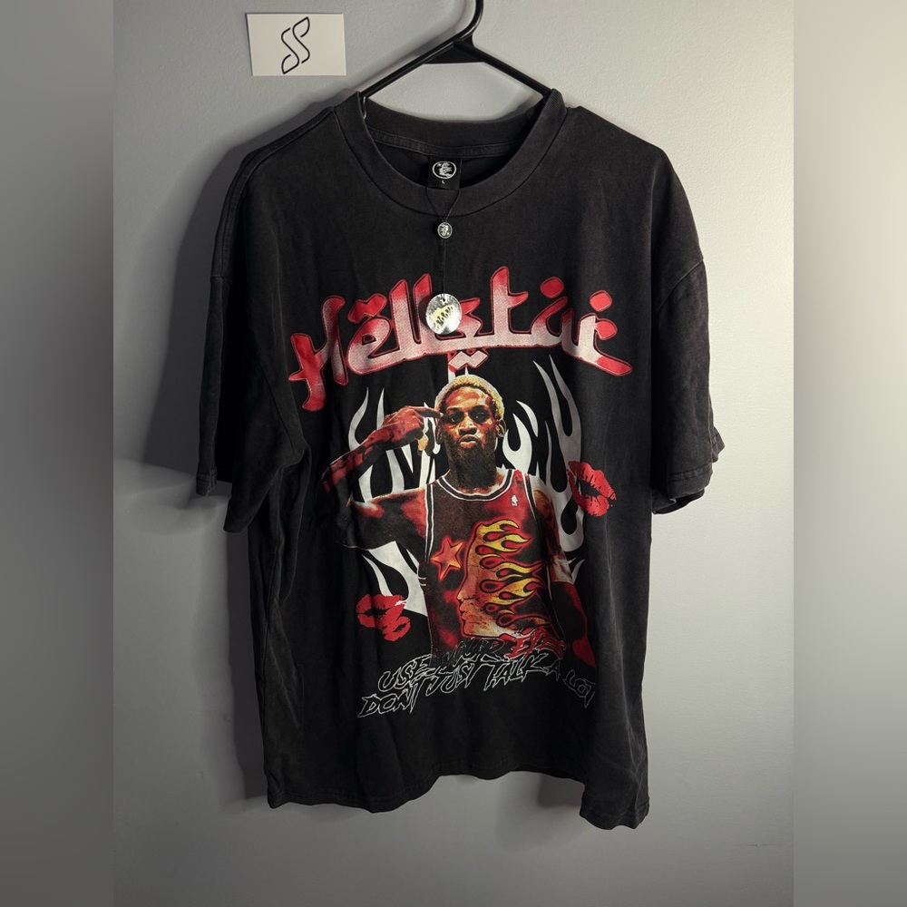 Hellstar Black Graphic T-Shirt